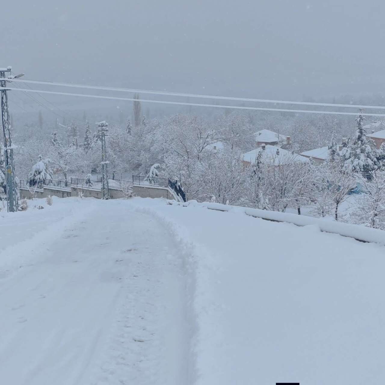 Konya’da kar kalınlığının 1 metreye yaklaştığı ilçe şölen sunuyor 17